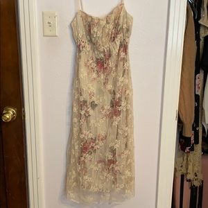 Floral lace dress